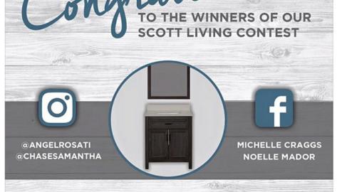 Scott Living 'Congrats' Facebook Update
