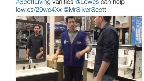 Scott Living Lowe's Twitter Update