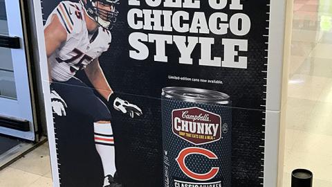 Campbell's Chunky 'Fuel Up Chicago Style' Security Wrap