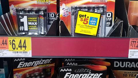 Energizer Walmart Incentive Packaging
