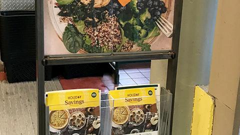 Whole Foods 'Feed Your Resolution' Rack Sign