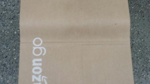 Amazon Go Paper Shopping Bag