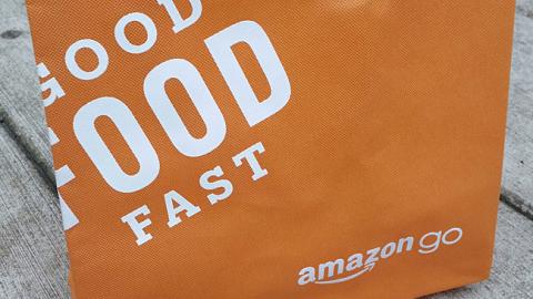Amazon Go 'Good Food Fast' Reusable Shopping Bag