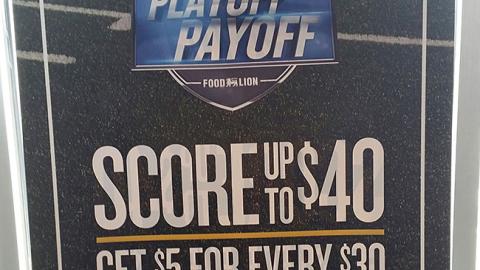 Food Lion 'Playoff Payoff' Poster