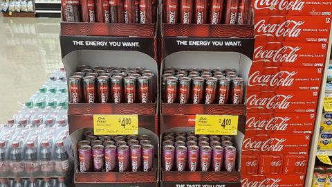 Coke Energy 'the New Taste' Floorstands