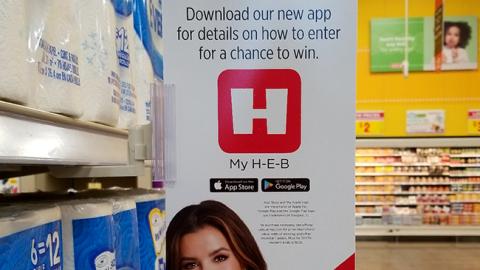 H-E-B 'Lifetime of Groceries' Violator