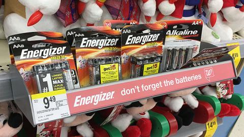 Energizer Walgreens Shelf Merchandiser