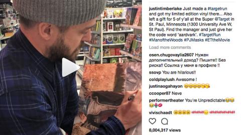 Justin Timberlake Target 'Man in the Woods' Instagram Update