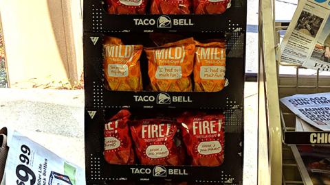 Taco Bell Tortilla Chips Floorstand