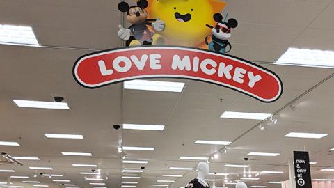 Disney Target 'Love Mickey' Ceiling Sign