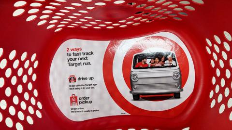 Target Drive Up Order Pickup Basket Cling