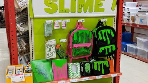 Nickelodeon Slime Elmer's Endcap