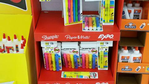 Sharpie 'Back-To-School Supplies' Floorstand