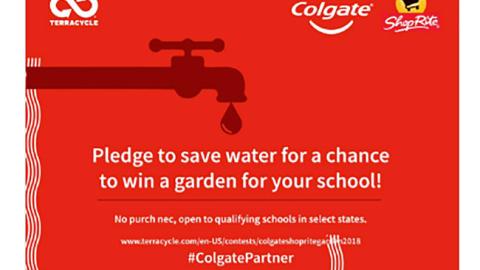 ShopRite Colgate 'Save Water' Twitter Update