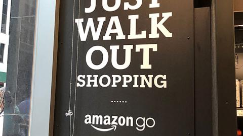 Amazon Go 'Just Walk Out' Decal