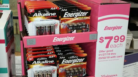 Energizer Walgreens Counter Display