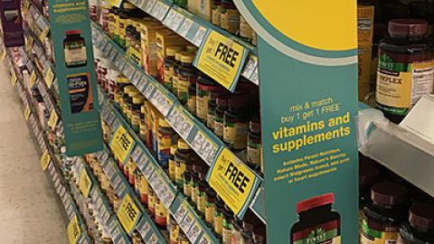 Walgreens 'Vitamins and Supplements' Violator