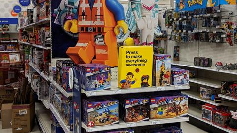'The Lego Movie 2: The Second Part' Target Endcap Display