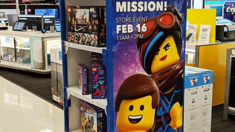 Lego Target 'The Lego Movie 2' Floorstand