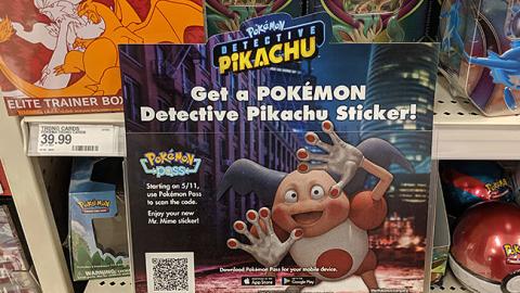 'Pokemon Detective Pikachu' Target Sign