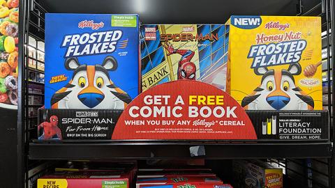 Kellogg Dollar General 'Get a Free Comic' Shelf Tray