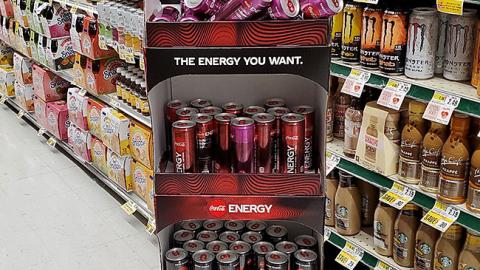 Coke Energy Floorstand