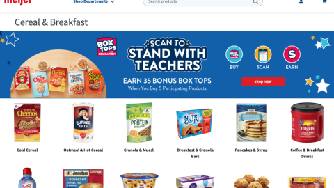 Meijer General Mills 'Stand with Teachers' Display Ads