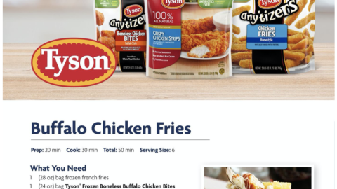 Family Dollar Tyson 'Game Day Snacking' Feature