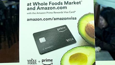 Whole Foods 'Introducing 5% Back' Counter Card