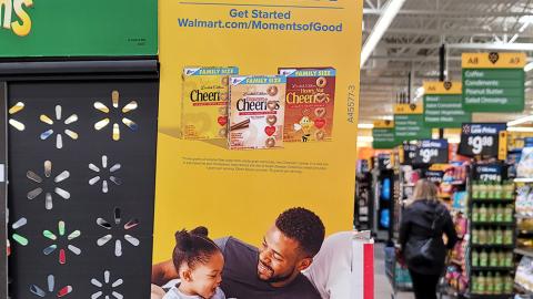 Cheerios Walmart 'Moments of Good' Header Card