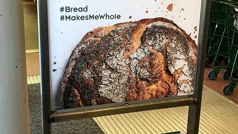 Whole Foods #MakesMeWhole Rack Sign