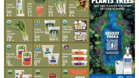 Absolut Vodka 'The One That Plants Trees' Jewel-Osco Feature
