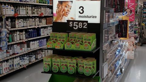 Walmart 'Your Best Skin' Endcap Display