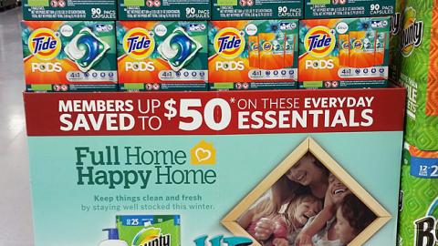 P&G Sam's Club 'Full Home Happy Home' Pallet Display