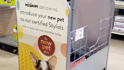 PetSmart 'New Pet Place' Grooming Side Panel