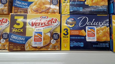 Kraft Walmart 'Fight Hunger, Spark Change' Packaging