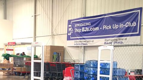 BJ's Click-and-Collect Pickup Area