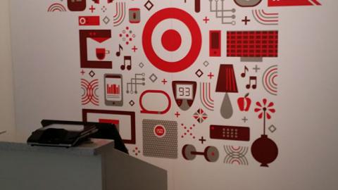Target Open House Wall Display