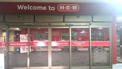 H-E-B Store Entrance