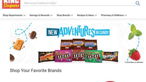 King Soopers Mars 'New Adventures in Candy' Web Page