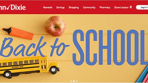 Winn-Dixie 'Back to School' Carousel Ad