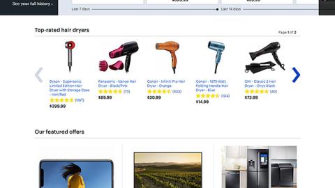 Best Buy Revamped Home Page
