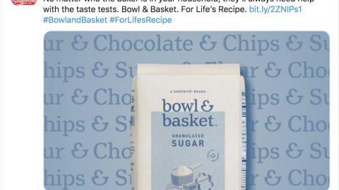 ShopRite Bowl & Basket 'For Life's Recipe' Twitter Update