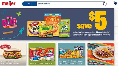 Meijer General Mills Box Tops for Education Display Ad