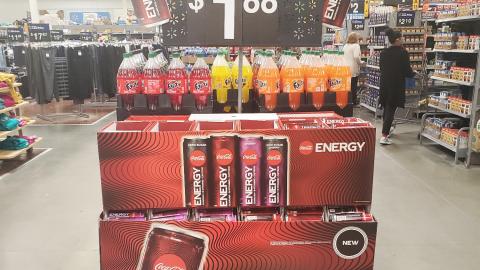 Coke Energy Walmart Pallet Display