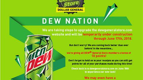 Dollar General Mountain Dew 'Dew Nation' Email