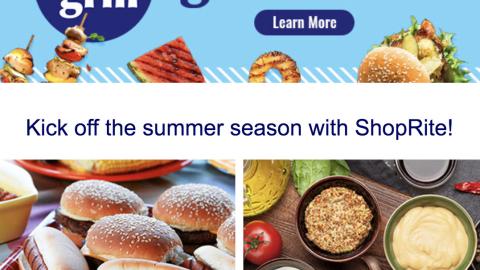 ShopRite 'Fill the Grill' Email