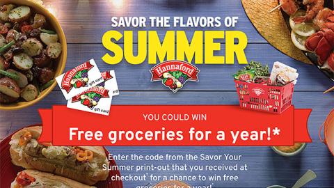 Hannaford 'Savor the Flavors of Summer' Web Page