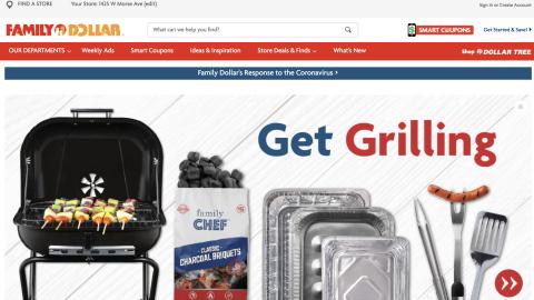 Family Dollar 'Get Grilling' Carousel Ad