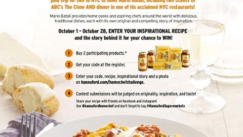 Hannaford 'Mario Batali Home Chef Challenge' Fresh Magazine Ad
